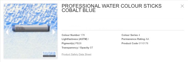 Barra acuarela azul cobalto S.4